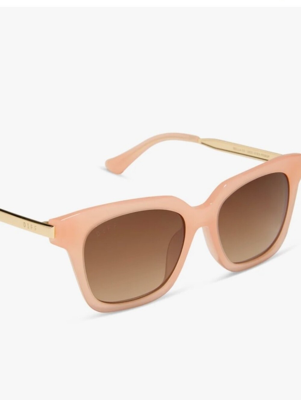 Diff Eyewear XS Bella Polarized Square Sunglasses